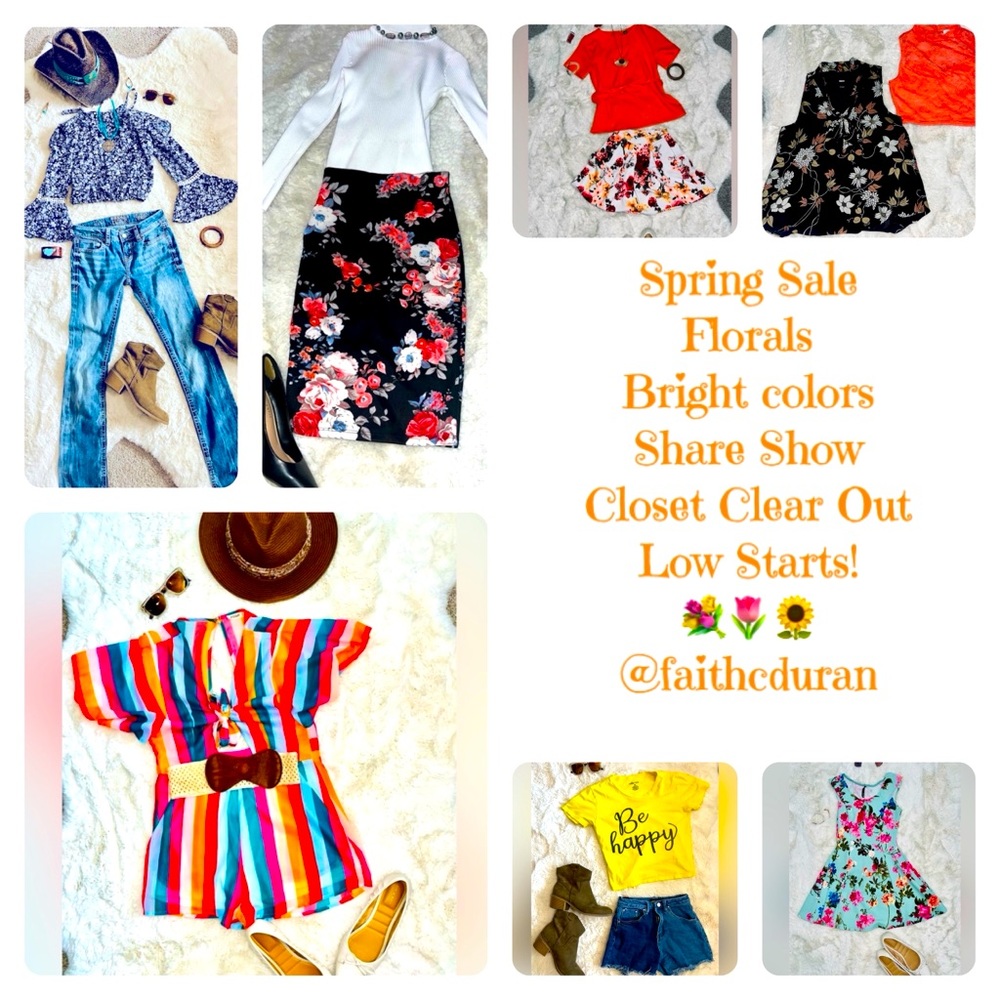 Spring Cleaning Share Show! 🌻🌷💐 C.C.O 🎁 Like this listing to be notified ‼️